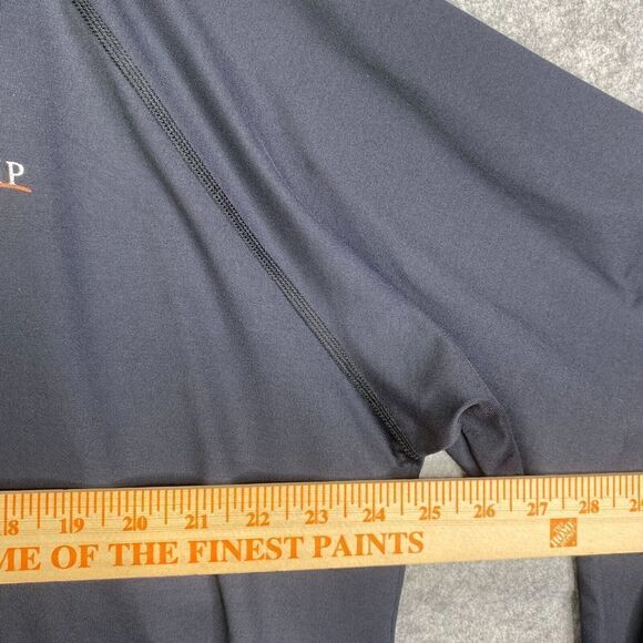 Footjoy FJ 1/4 Zip Performance Stretch Pullover Sweater Black Mens XL Logo - Picture 3 of 8